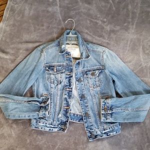 Abercrombie & Fitch Distressed Jean Jacket